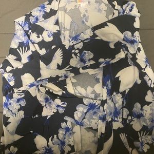 LulaRoe Cardigan with cranes